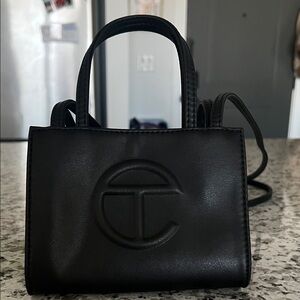 Telfar Black Small Shopping Bag